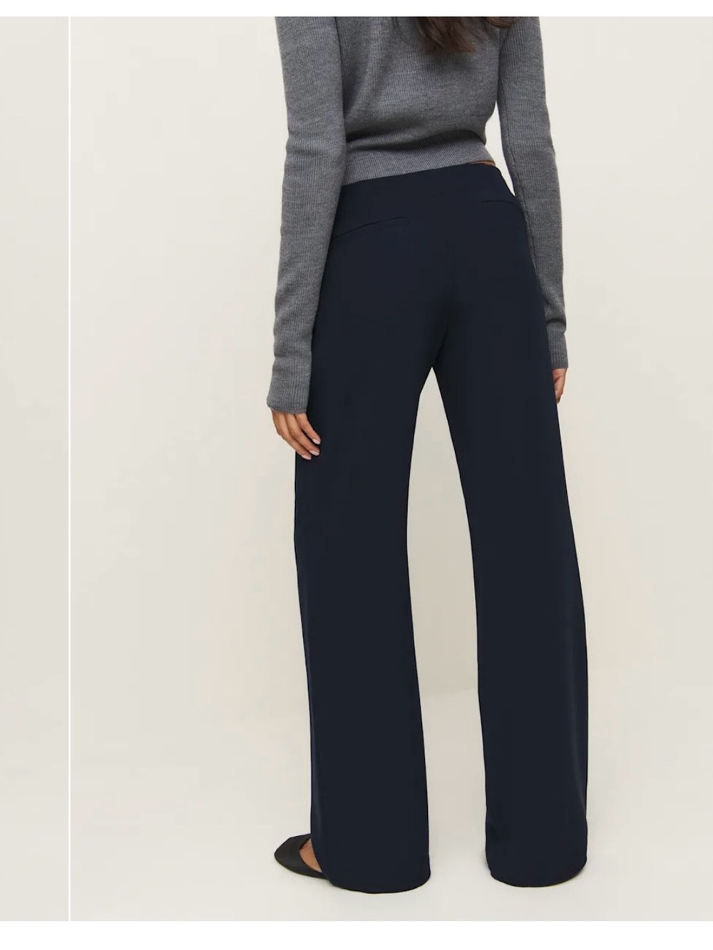 Reformation Vida Low Rise Pant NWT Size 10 - Picture 3 of 4